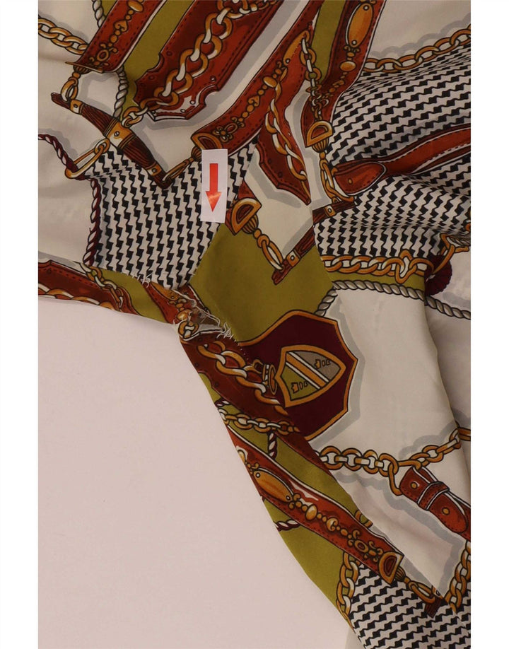 Primavera Firenze Womens Abstract Pattern Shirt Blouse UK 14 Large Multicol