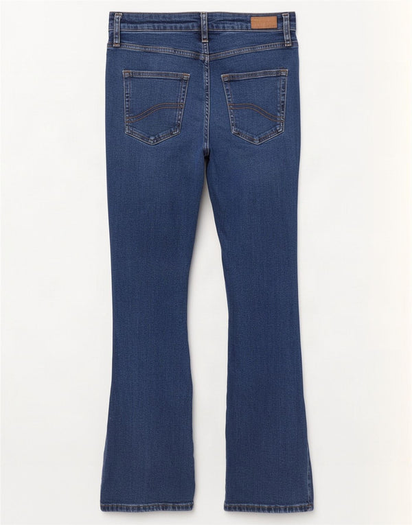 Fat Face Womens Brooke Bootcut Jeans UK 12 Medium W28 L29 Blue Cotton