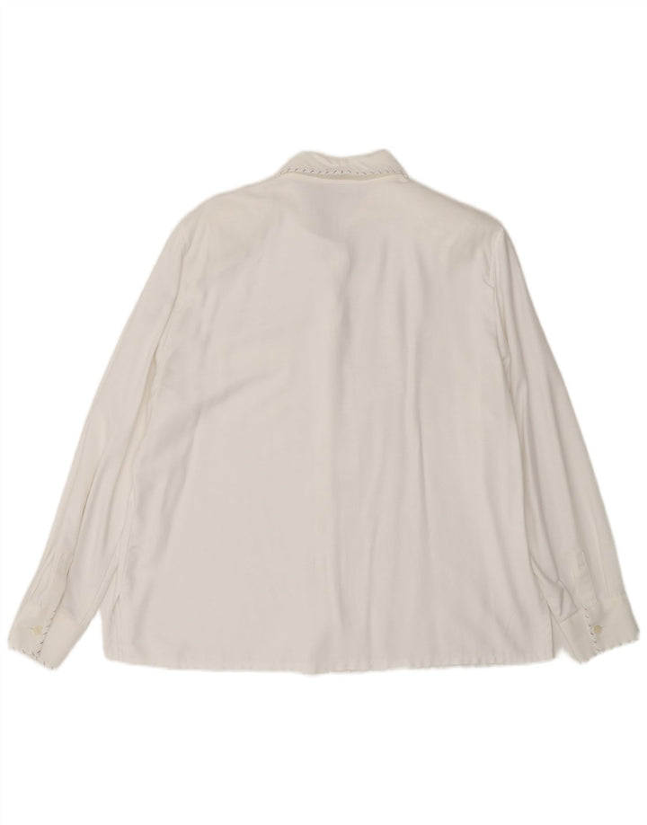 Basler Womens Shirt Blouse EU 44 XL White Viscose