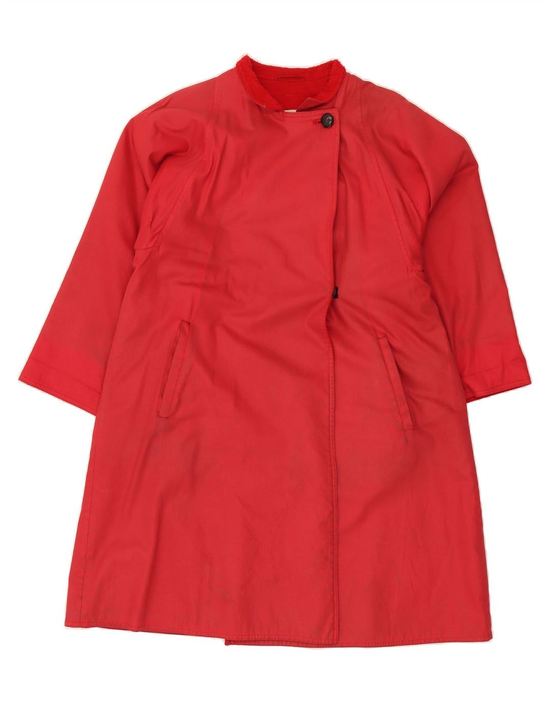 MARELLA Womens Overcoat UK 14 Large  Red Vintage Marella and Second-Hand Marella from Messina Hembry 