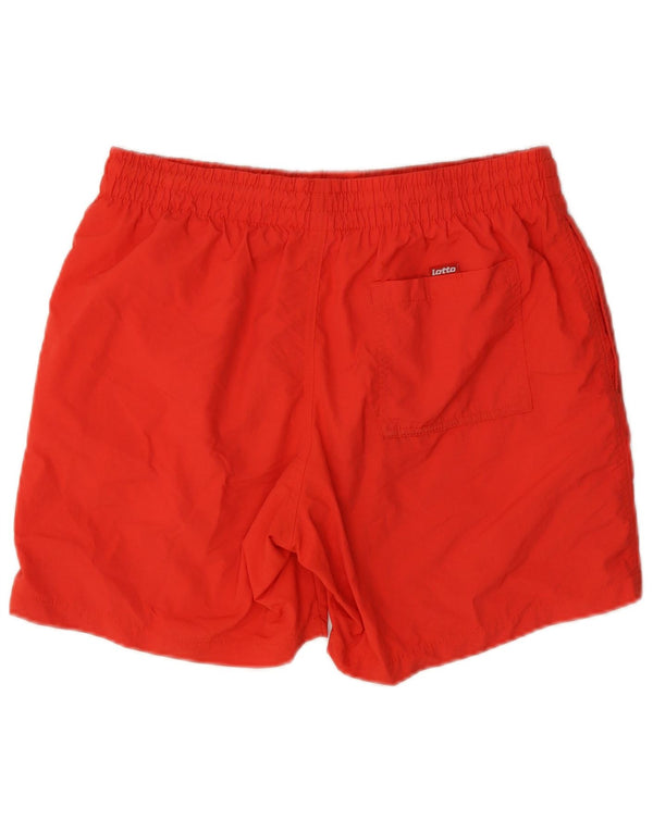 Lotto Mens Swimming Shorts Medium Orange Polyamide