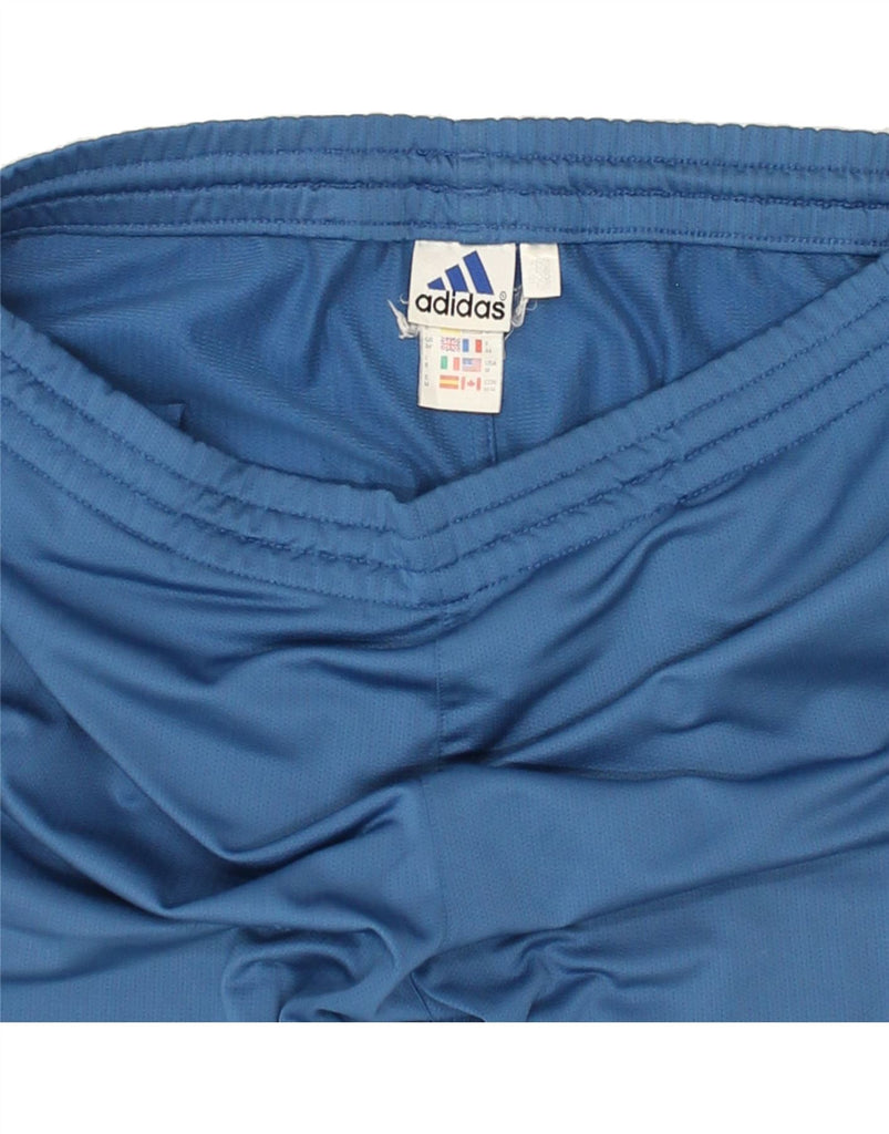 ADIDAS Mens Sport Shorts Large Blue Polyester | Vintage Adidas | Thrift | Second-Hand Adidas | Used Clothing | Messina Hembry 