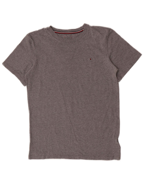 Tommy Hilfiger Boys T-Shirt Top 14-15 Years Grey Cotton