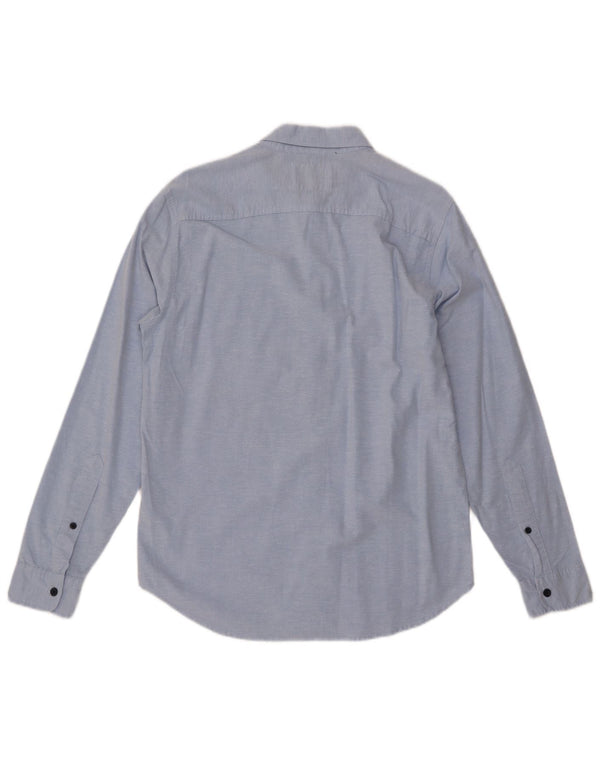 HOLLISTER Mens Shirt Medium Blue Cotton