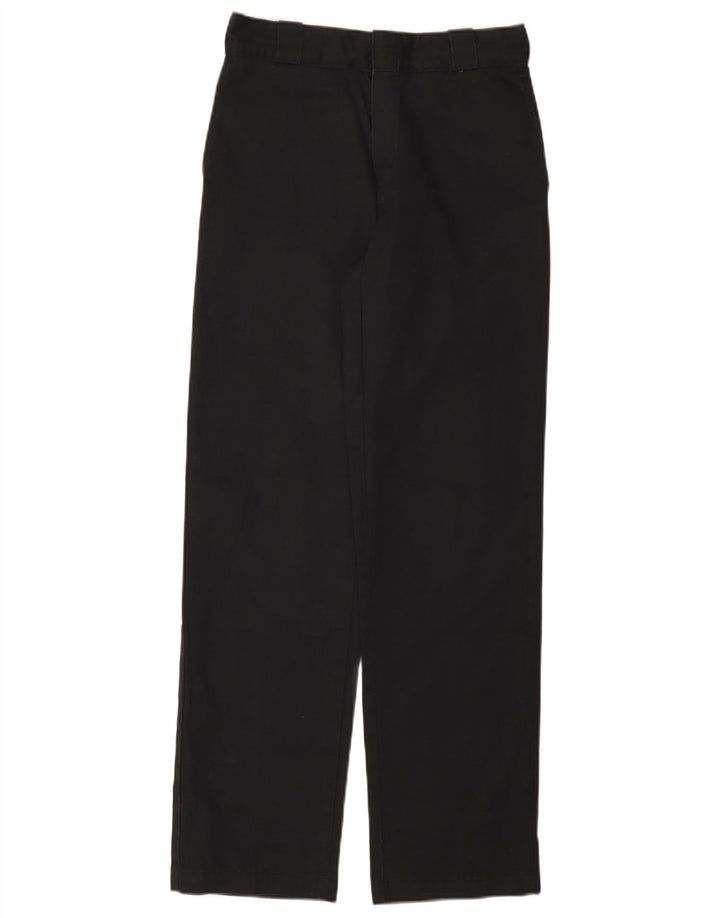 Dickies Mens Tapered Chino Trousers W28 L31 Black Polyester