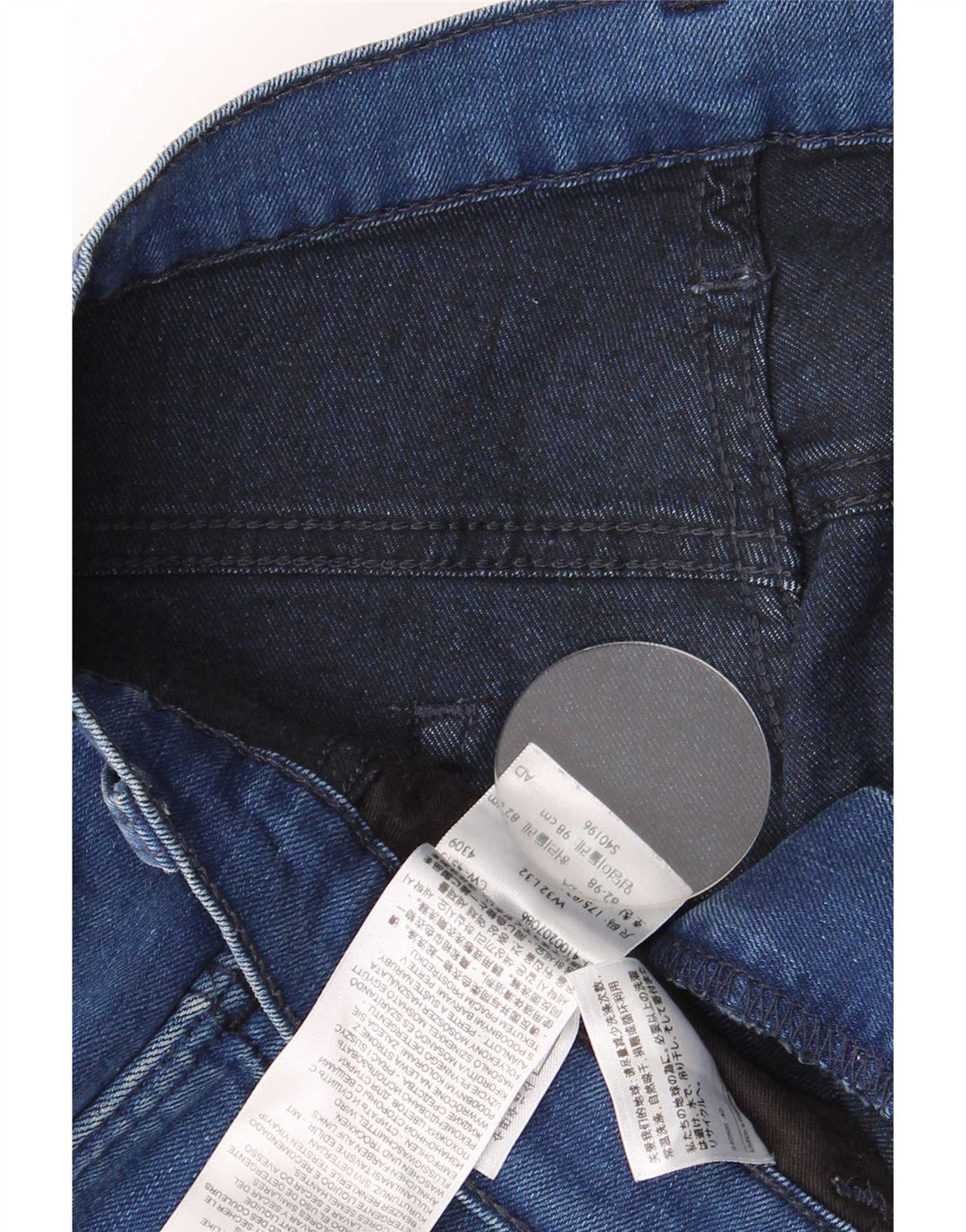 Levi's Mens Straight Jeans W32 L32 Navy Blue Cotton