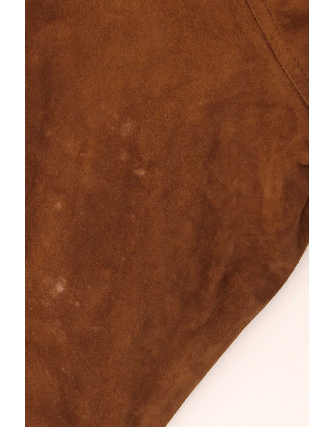 Vintage Mens Suede Bomber Jacket IT 54 2XL Brown Leather