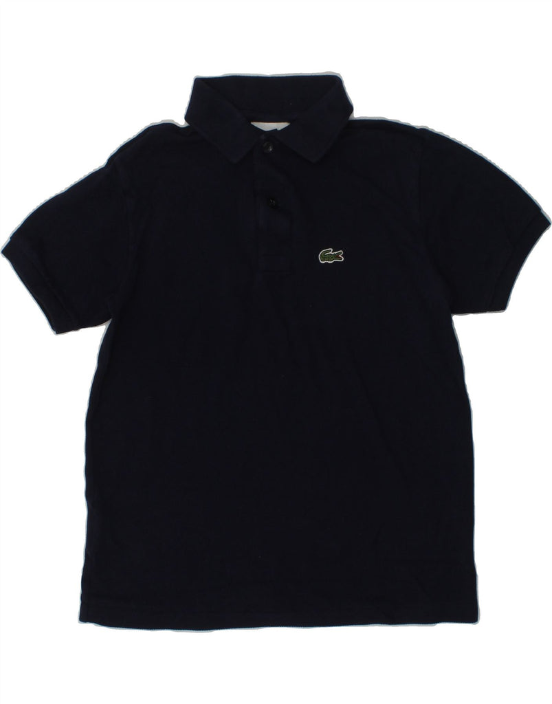 LACOSTE Boys Polo Shirt 9-10 Years Navy Blue Cotton | Vintage Lacoste | Thrift | Second-Hand Lacoste | Used Clothing | Messina Hembry 