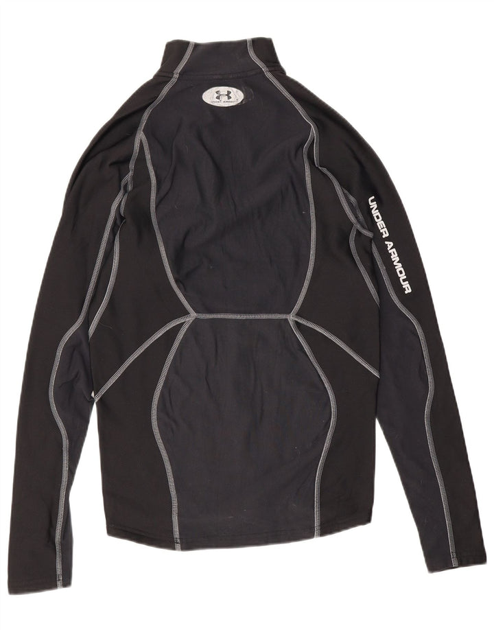 Under Armour Mens Cold Gear Graphic Pullover Tracksuit Top Medium Black