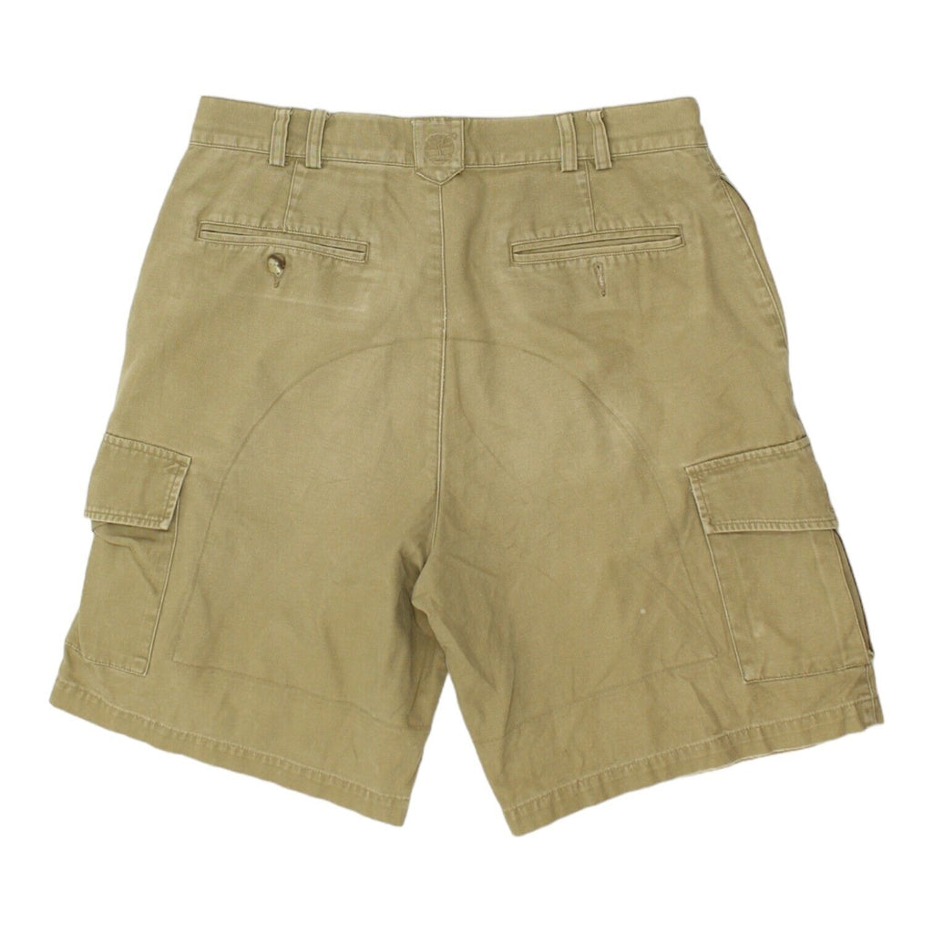 Timberland Weathergear Mens Beige Cargo Shorts | Vintage Designer Outdoors Wear | Vintage Messina Hembry | Thrift | Second-Hand Messina Hembry | Used Clothing | Messina Hembry 