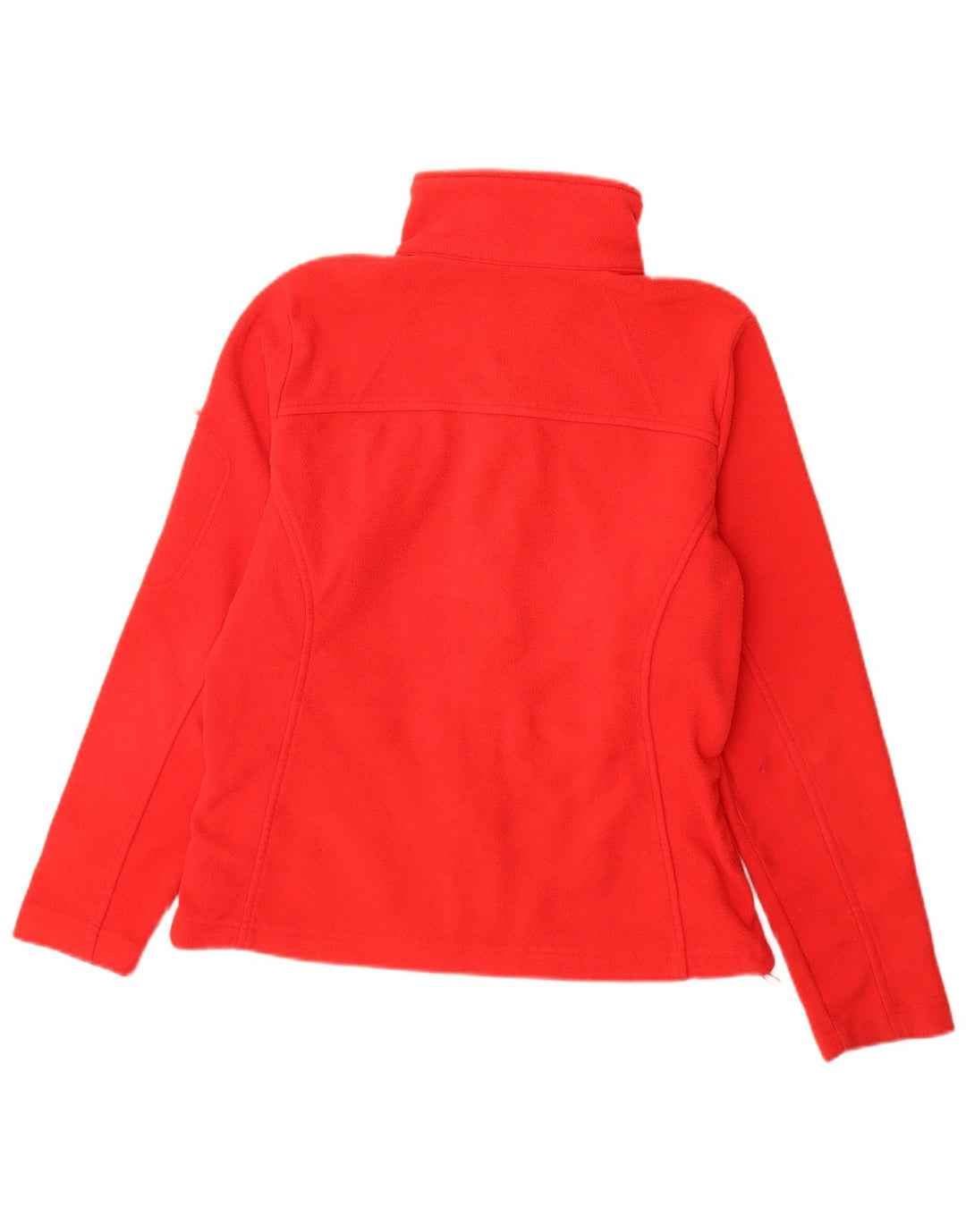 COLUMBIA Womens Fleece Jacket UK 12 Medium Red Polyester