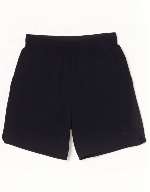 Nike Mens Dri Fit Sport Shorts Small Navy Blue Polyester