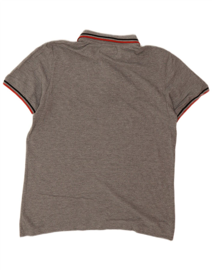 Kappa Mens Polo Shirt XL Grey Flecked