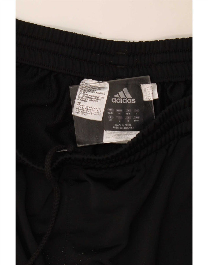 Adidas Mens Tracksuit Trousers UK 40/42 Medium Black Colourblock Polyester