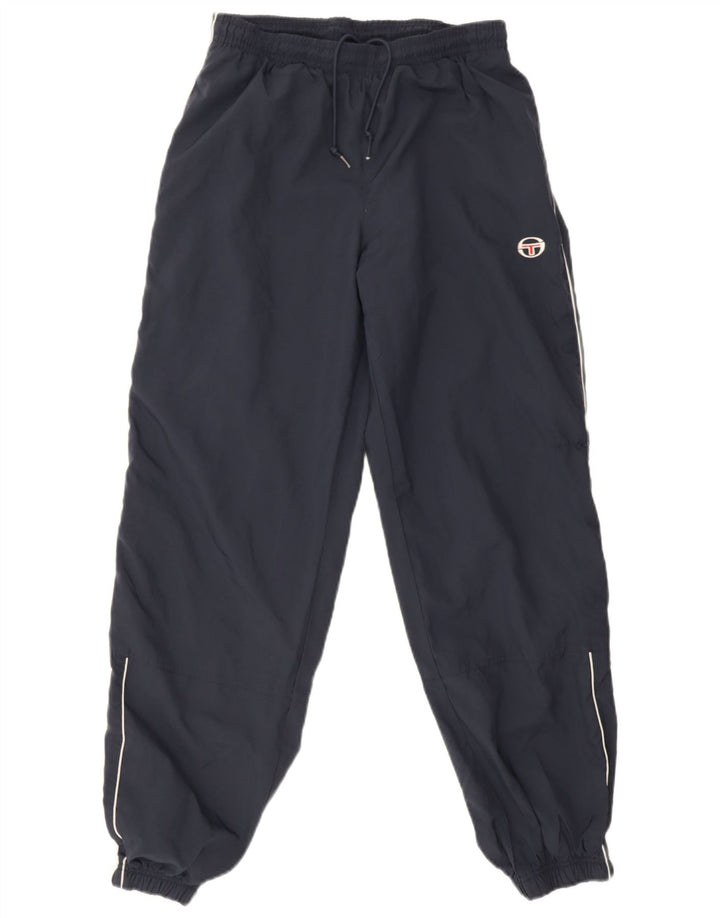 Sergio Tacchini Mens Tracksuit Trousers Joggers Medium Navy Blue Polyester