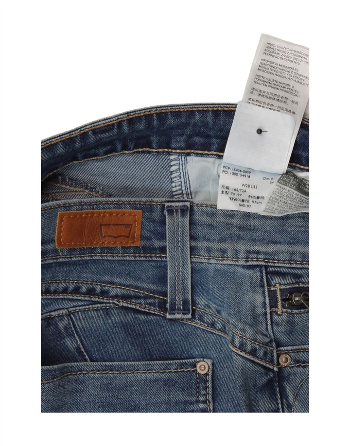 LEVI'S Womens Skinny Jeans W28 L32 Blue Cotton Vintage Levi's and Second-Hand Levi's from Messina Hembry 