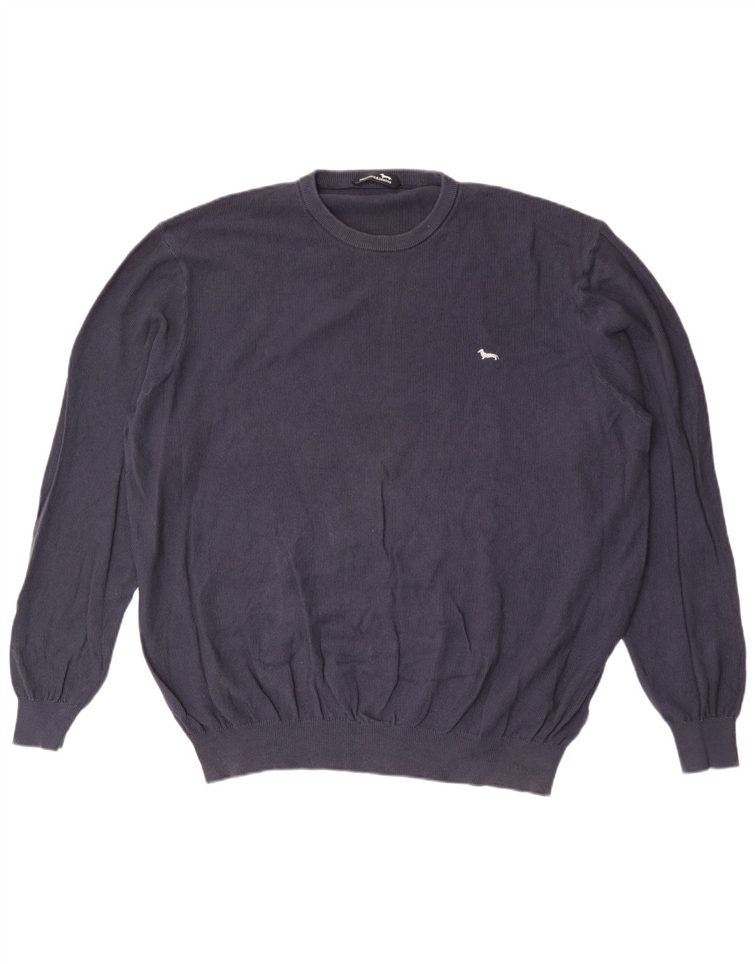 Harmont & Blaine Mens Crew Neck Jumper Sweater 3XL Navy Blue