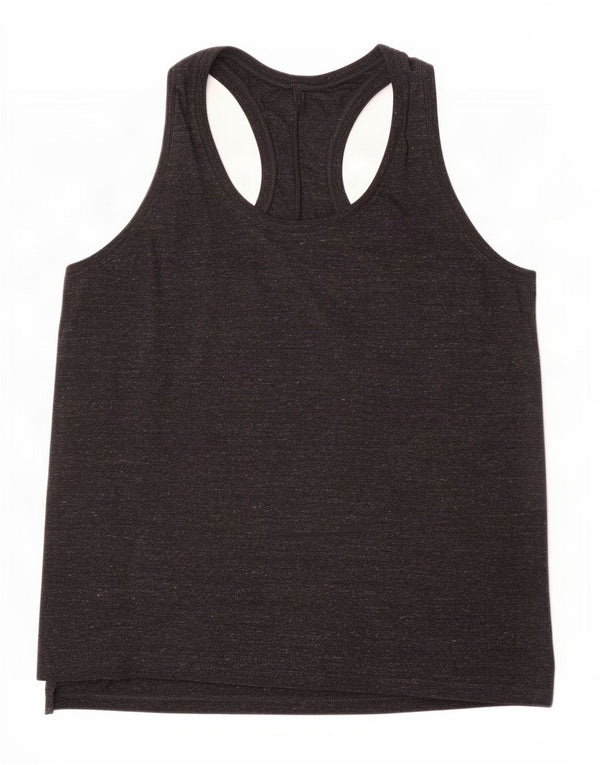 Nike Womens Vest Top UK 18 XL Grey Flecked Cotton