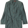 Misstwidd Womens Blazer Jacket IT 44 Medium Green Linen