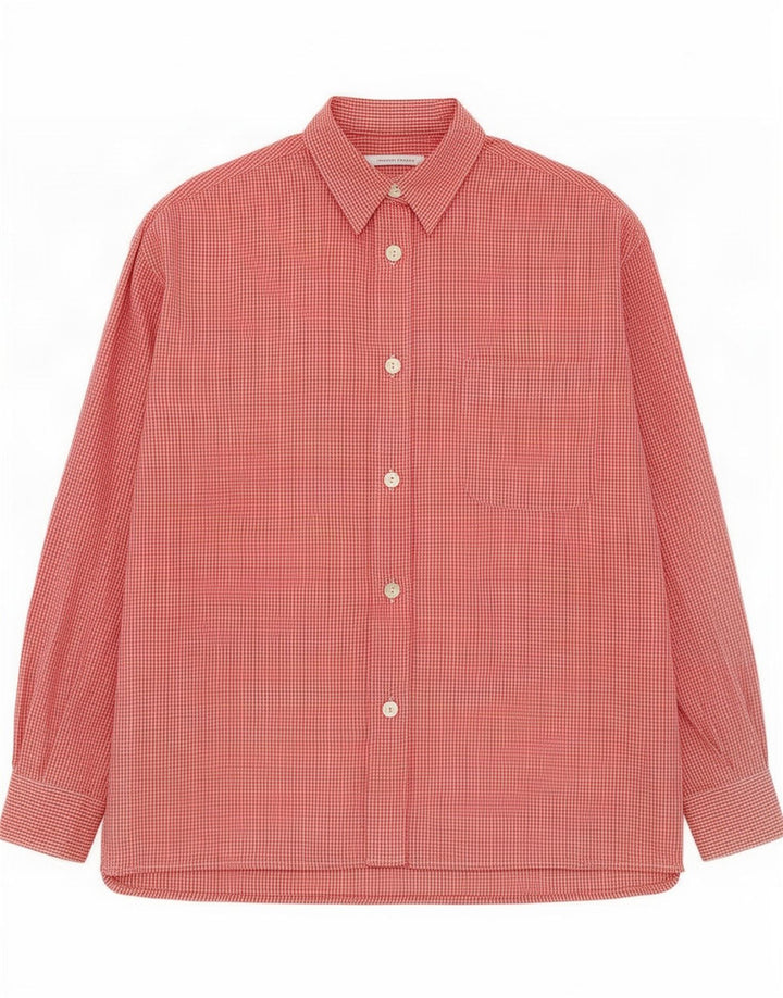 Marella Womens Shirt UK 16 Large Red Gingham Polyester