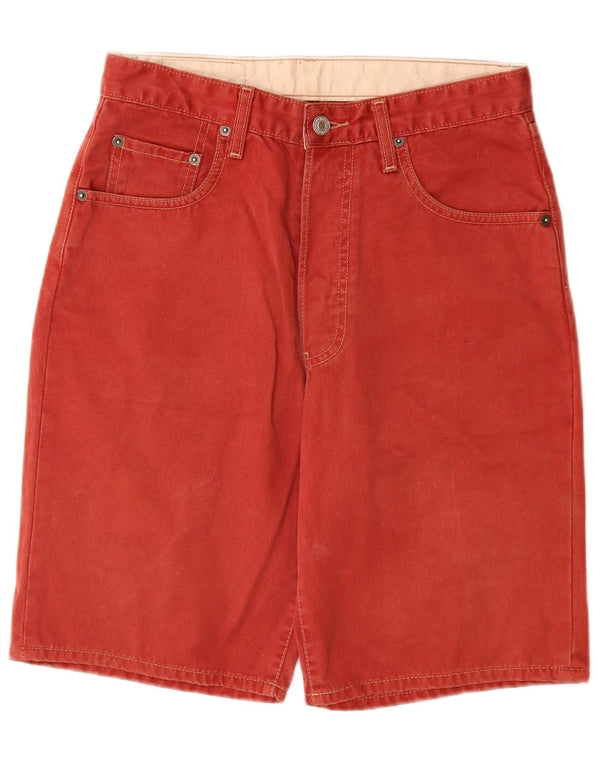 LEVI'S Mens 476 Denim Shorts W30 Medium Red Cotton