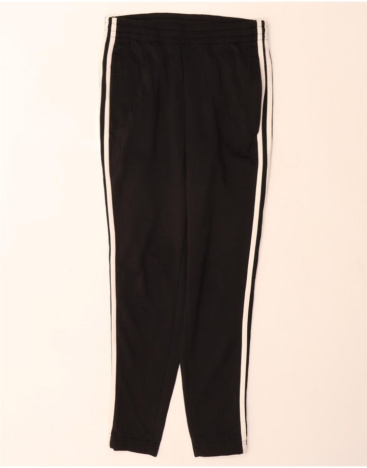 ADIDAS Womens Tracksuit Trousers UK 4/6 XS Black Polyester