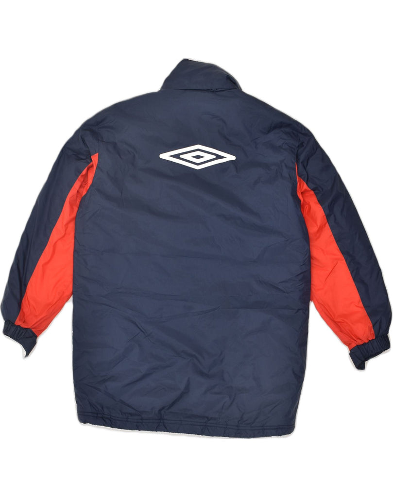 UMBRO Boys Padded Coat 11-12 Years Navy Blue Polyester | Vintage Umbro | Thrift | Second-Hand Umbro | Used Clothing | Messina Hembry 