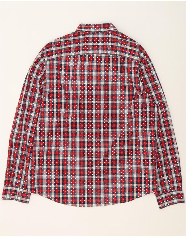 Penguin Mens Heritage Slim Fit Shirt 2XL Red Check Cotton