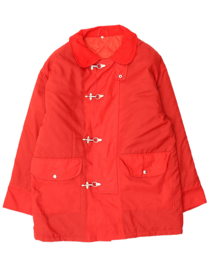 Vintage Mens Overcoat UK 42 XL Red