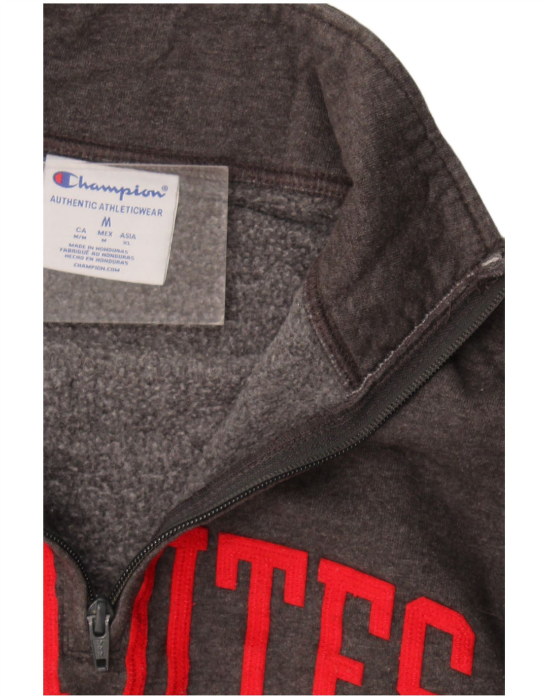 Champion Mens Utah Utes Graphic Sweatshirt Jumper Medium Grey Flecked