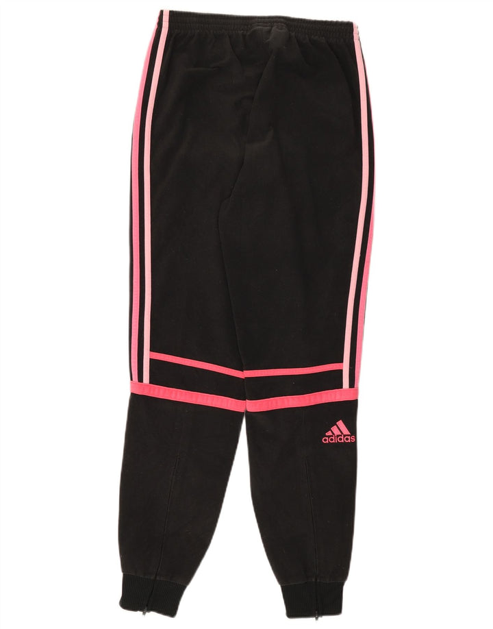 Adidas Girls Tracksuit Trousers Joggers 13-14 Years  Black Polyester