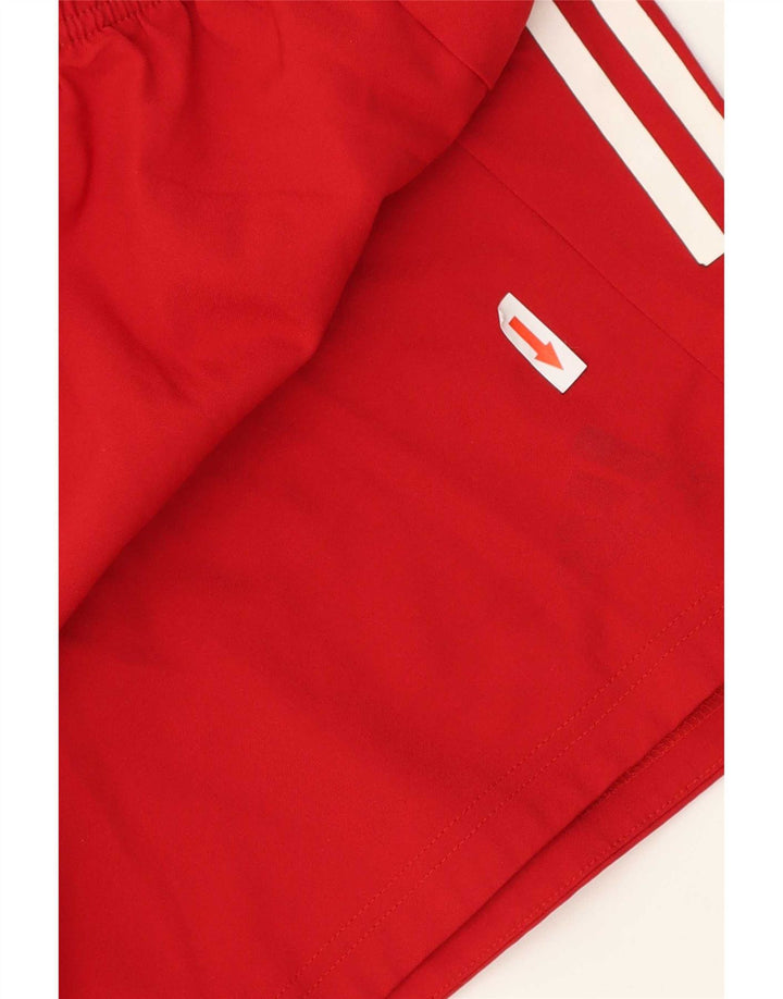 Adidas Mens Prime Blue Sport Shorts Large Red Polyester