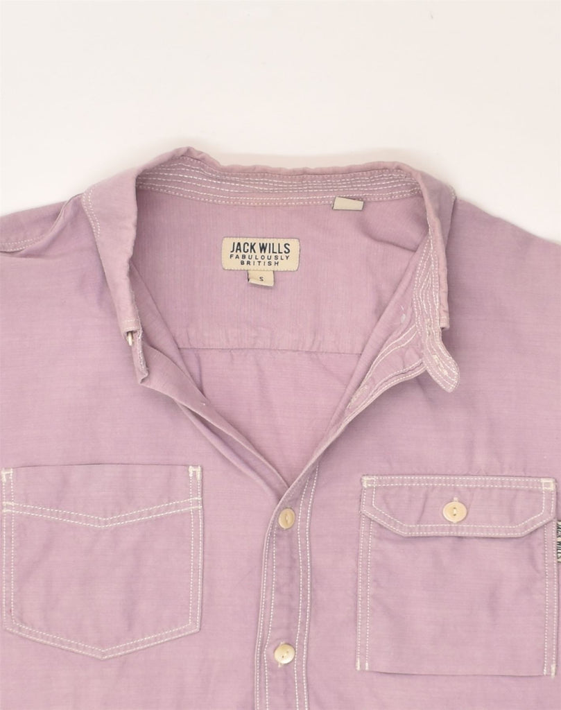 JACK WILLS Mens Shirt Small Purple Cotton | Vintage Jack Wills | Thrift | Second-Hand Jack Wills | Used Clothing | Messina Hembry 