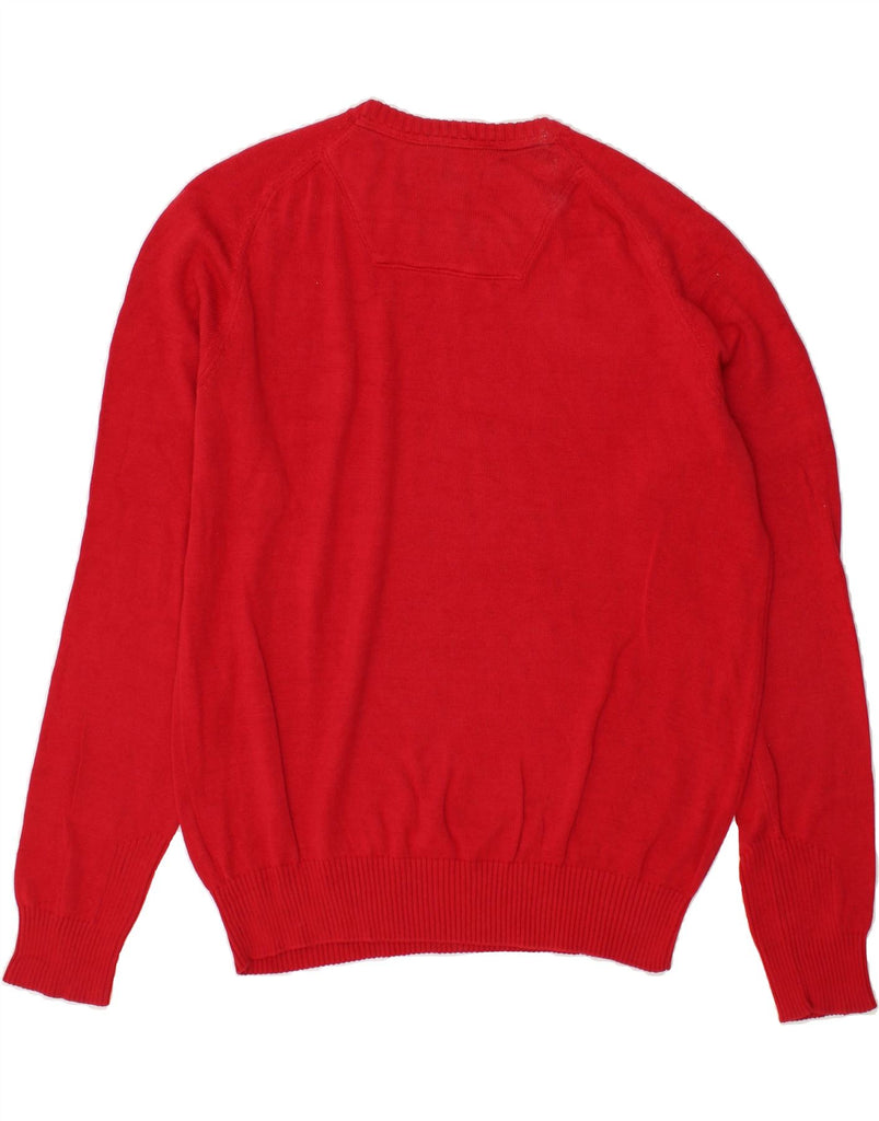 TIMBERLAND Mens Crew Neck Jumper Sweater XL Red Cotton | Vintage Timberland | Thrift | Second-Hand Timberland | Used Clothing | Messina Hembry 