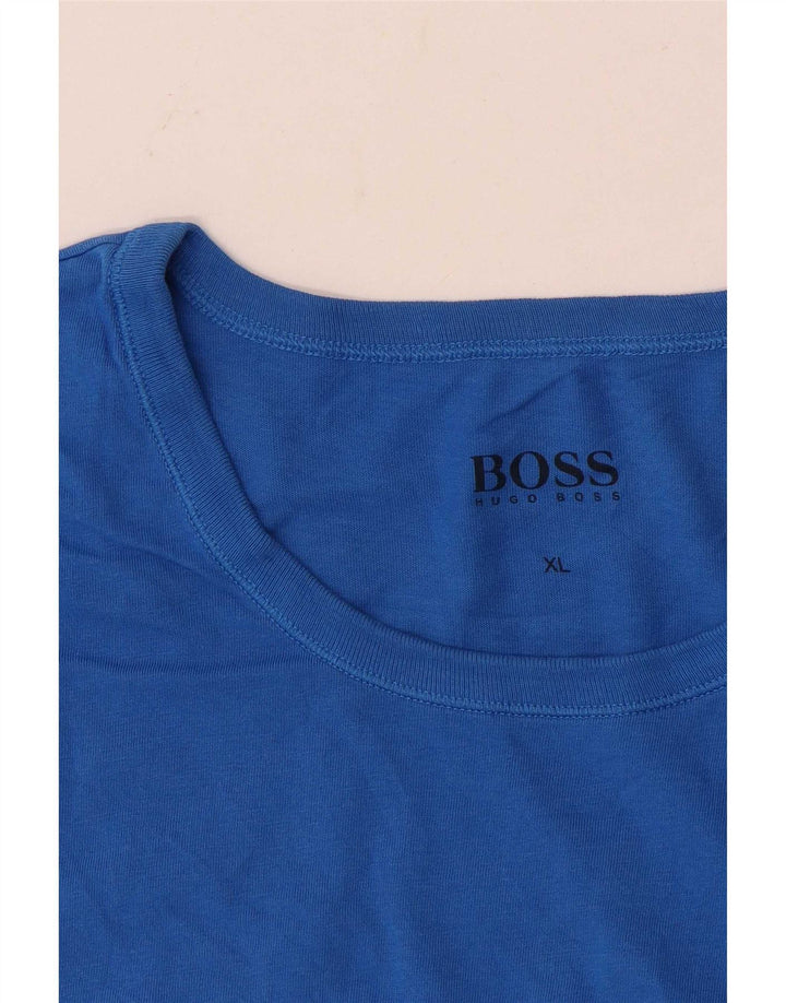 Hugo Boss Mens T-Shirt Top XL Blue