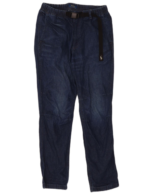 Polo Ralph Lauren Mens Slim Jeans Medium W30 L30 Navy Blue Cotton