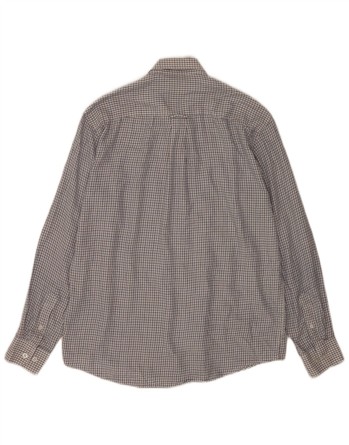 James Pringle Mens Shirt Medium White Check