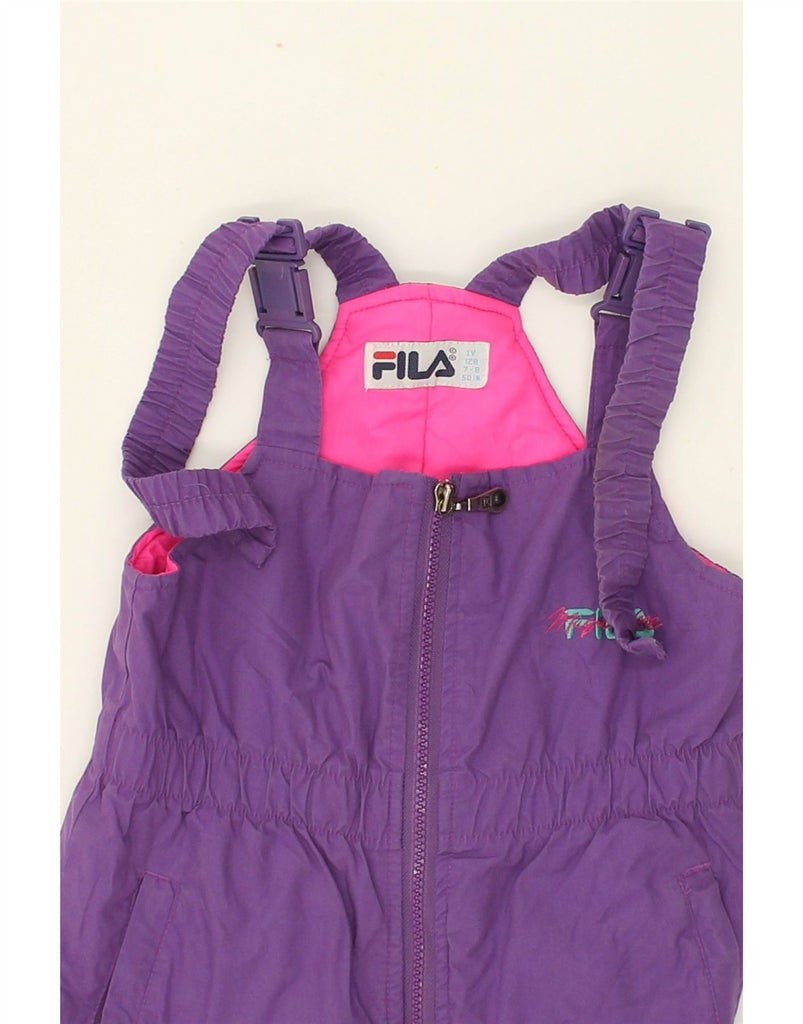 FILA Girls Ski Trousers 7-8 Years W24 L21  Purple | Vintage Fila | Thrift | Second-Hand Fila | Used Clothing | Messina Hembry 