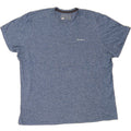 EDDIE BAUER Mens T-Shirt Top 2XL Blue Flecked Polyester Vintage Eddie Bauer and Second-Hand Eddie Bauer from Messina Hembry 