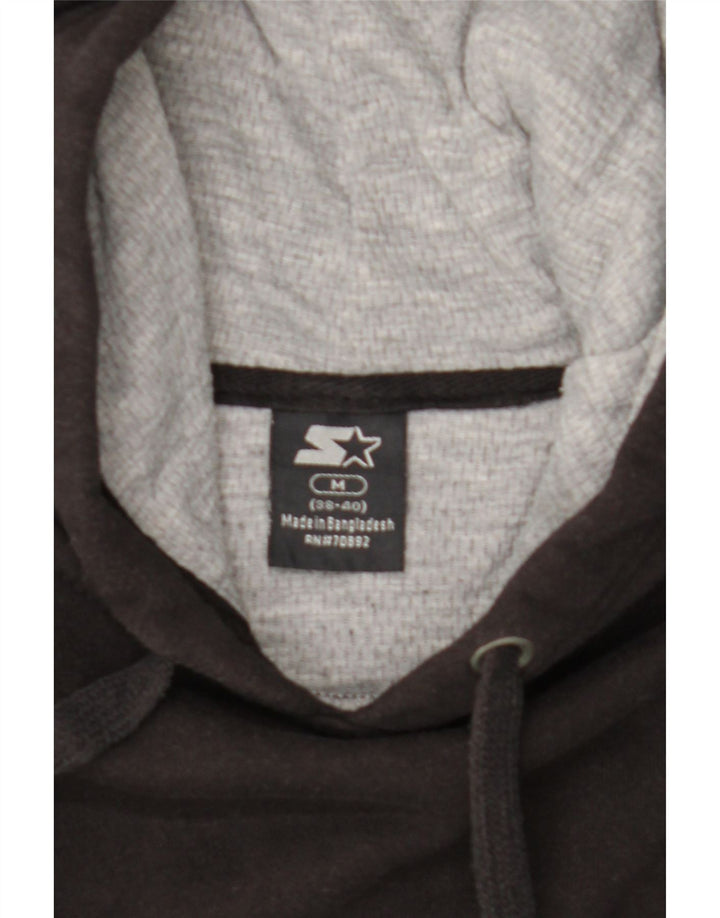 Starter Mens Hoodie Jumper Medium Black Cotton