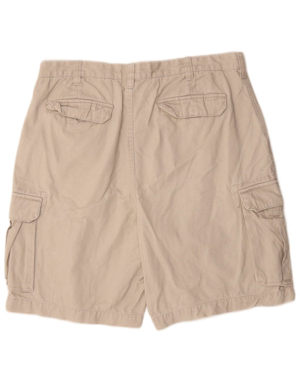 Tommy Hilfiger Mens Cargo Shorts  W36 Large Beige Cotton
