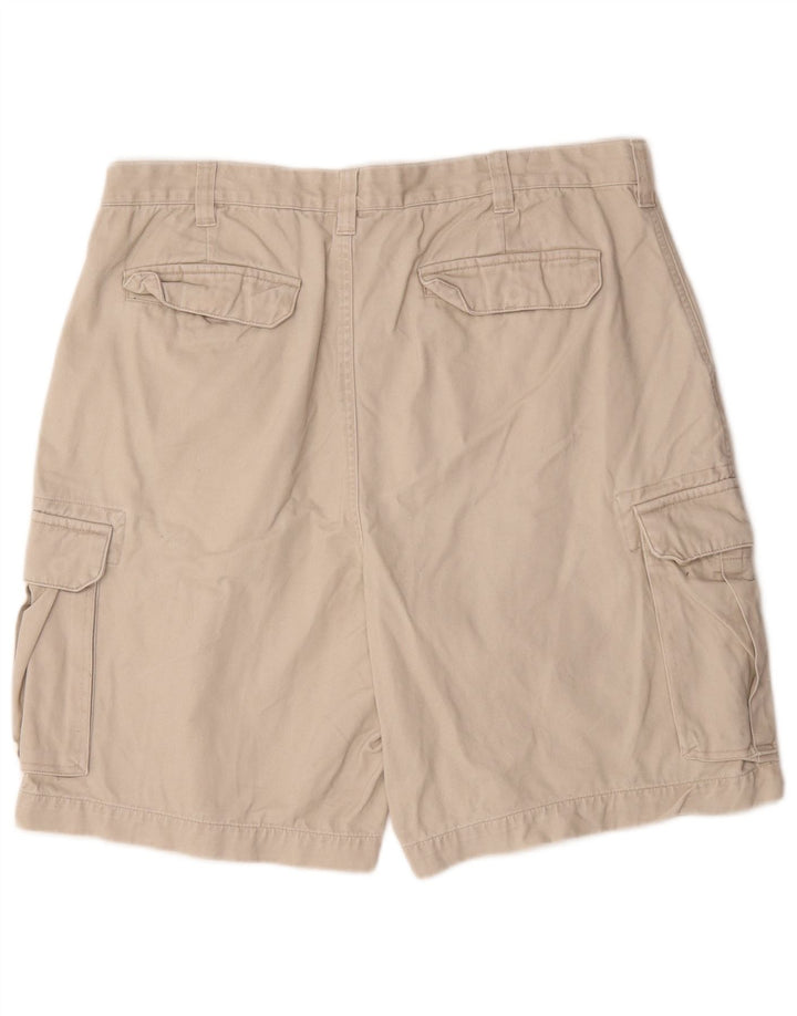 Tommy Hilfiger Mens Cargo Shorts  W36 Large Beige Cotton