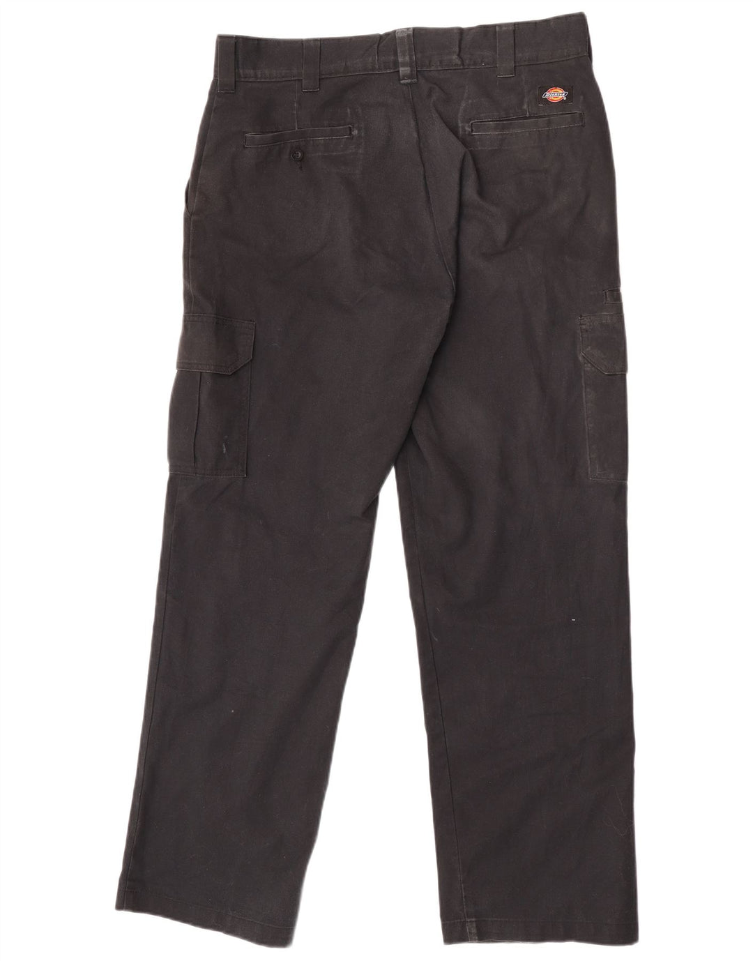Dickies Mens Regular Fit Straight Cargo Trousers W34 L32 Black Polyester