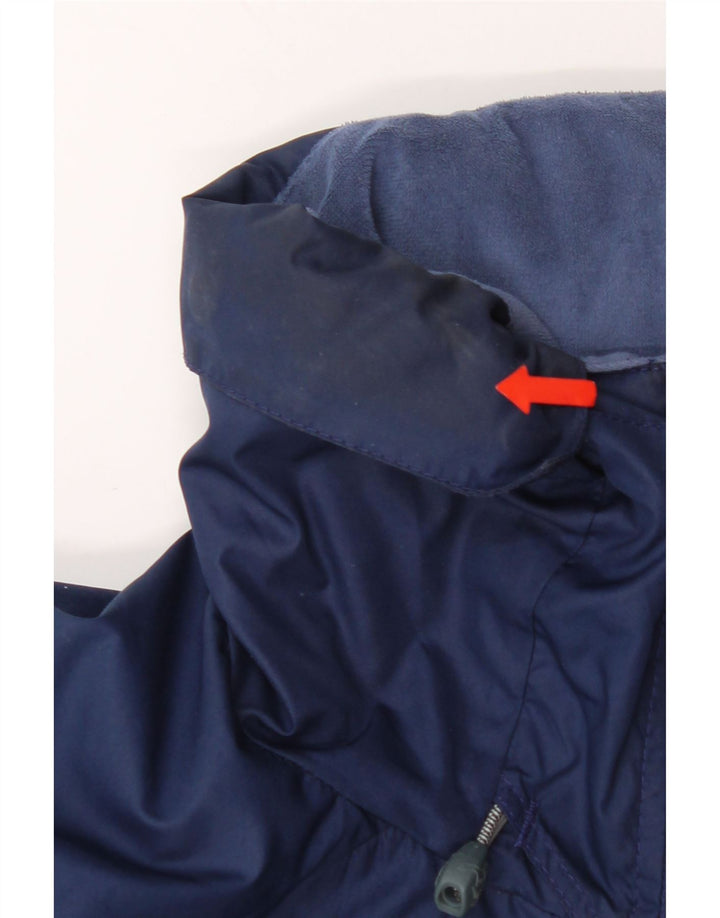 Mens Nikwax Analogy Waterproof Jacket UK 38 Medium Navy Blue Polyester