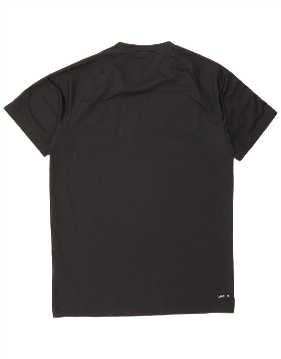 Adidas Mens Climalite T-Shirt Top Medium Black Polyester Sports
