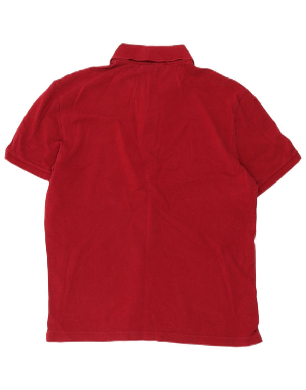 Lacoste Mens Slim Fit Polo Shirt Size 5 Large Burgundy