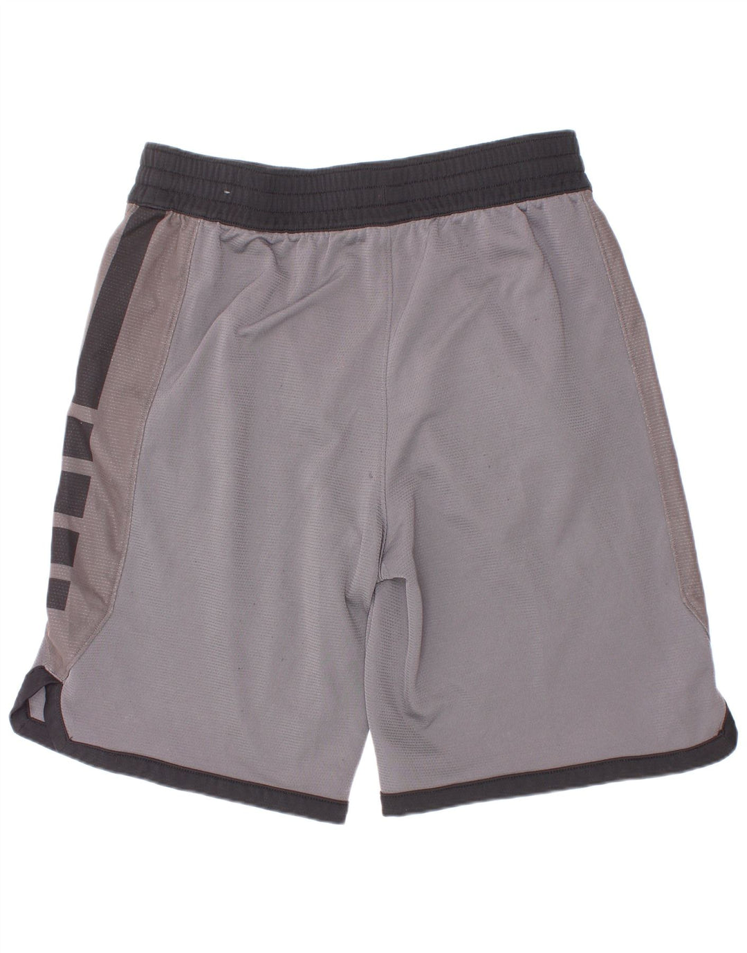 Nike Boys Dri Fit Graphic Sport Shorts 12-13 Years Large Grey Polyester