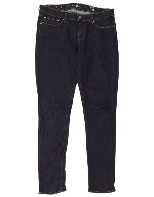 Levi's Womens Demi Curve Skinny Jeans W31 L32 Navy Blue Cotton