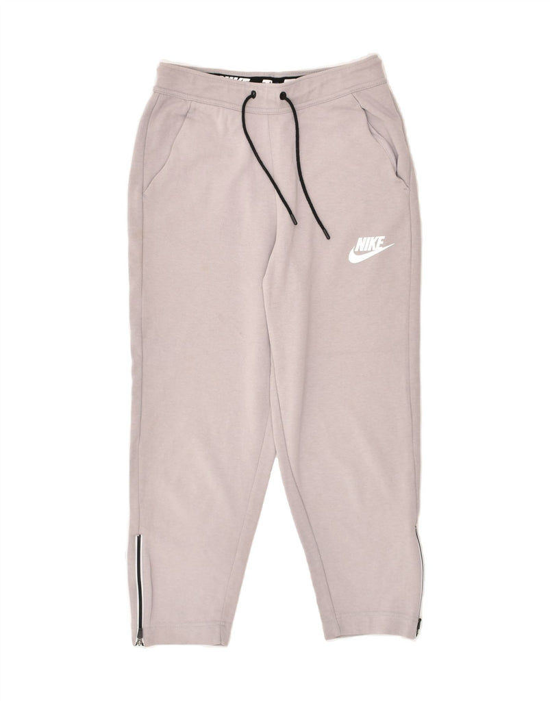 NIKE Boys Tracksuit Trousers 9-10 Years XS Grey Cotton | Vintage Nike | Thrift | Second-Hand Nike | Used Clothing | Messina Hembry 