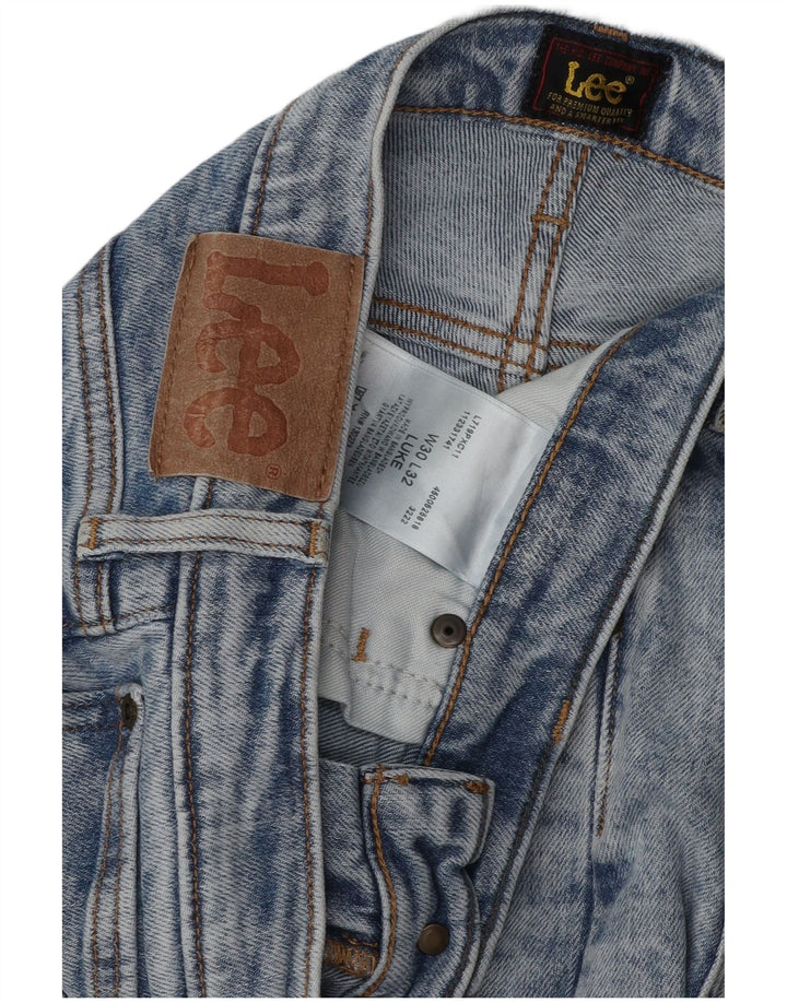 LEE Mens Luke Slim Jeans W30 L32 Blue Cotton